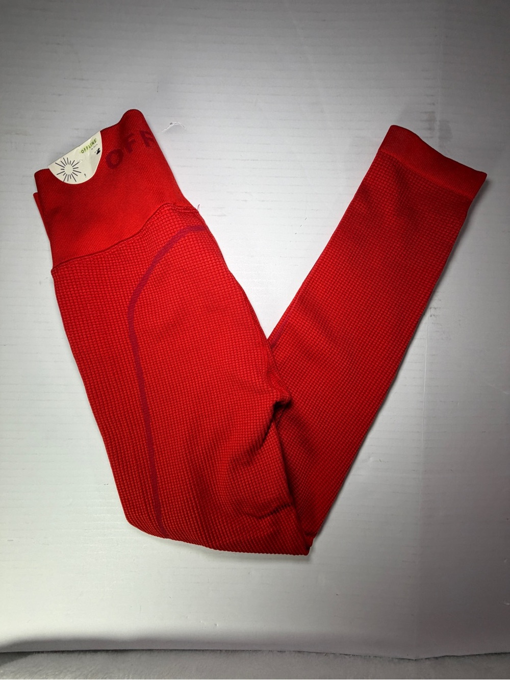 aerie offline Red Seamless High-Waist Leggings